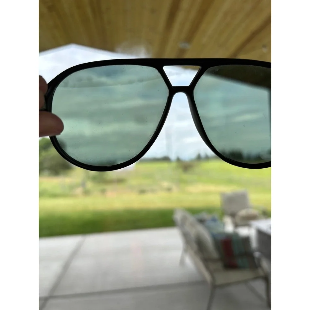 Smith Mt Whitney L Sunglasses Vintage Black Aviator‎ Sunglasses